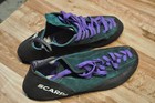 Scarpa 70029 Rock Climbing Shoes Purple Black Size Men 10 1 3  Eu 43 1 2 Vgc