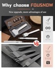 Leather Stitching Punch Leather Fork Prong Punch 4mm 10 Prong