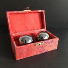 Qi Gong Balls  Healing Balls  Health Balls  Meditation Black Titanium 55mm