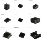 Black Aluminum Heatsink Heat Sink 8 8x8 8x5mm 50x25x10mm Various Types And Sizes