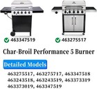 Grill Replacement Parts Kit For Charbroil Performance 475 5 Burner 463347017