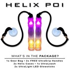Helix Poi Ultrapoi Led Poi Set Best Light Up Glow Poi Flow Rave Dance