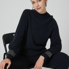 Brunello Cucinelli Womens New Wool Stand-up Collar Long-sleeved Knitted Sweater