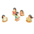Friends Of The Feather Enesco Karen Hahn Native American Figurine Lot Of 5