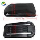 14 Cubic Ft  Car Top Cargo Carrier Vehicle Roof Mount Luggage Box W 2 Locks