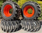 New Hd 33x15 5-16 5 Xd2010 Skid Steer Tires rims For Bobcat 9 hub-14ply