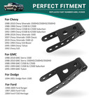 2-3  Rear Drop Lowering Shackles Kit For Chevy Silverado Sierra 1500 C1500