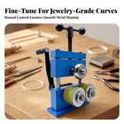 Manual Circular Shaper Rolling Machine Bench-top Jewelry Bender Stable