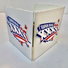 Super Bowl Xxxvi 36 Game Used Reporter Mic Microphone Flag Patriots Tom Brady