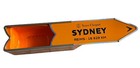 Champagne Veuve Clicquot Empty Orange Tin Box Arrow Syndey