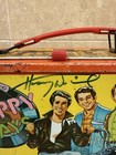Vintage Happy Days 1976 Metal Lunch Box Signed By Fonzie Henry Winkler