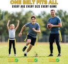 10-man Flag Football Set  Adjustable Belts  Pop-release Flags For All Ages