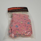 Vintage Magnetic Oven Mitts   Potholders Set Wolf Manufacturing 1950s Pink