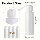 2 Oz Travel Squeeze Bottle With Flip-top Small Plastic Bottles Refillable