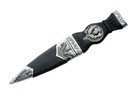 Historical Short Scottish Dirk Dagger Black