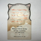 Vintage Dime Kitty Coin Saver Folder Booklet For Dimes Midsate Savings Baltimore
