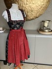 Lena Hoschek Dirndl M Silk Rose Pattern Costume Oktoberfest Oktoberfest Collectible
