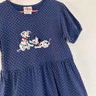 Vintage 90s The Disney Store Girls 7 8 101 Dalmatians Polkadot Dress Cotton 