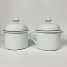 Dansk Bistro Christianshavn Green Cream Sugar Lids 5 25 In  Portugal