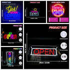 Open Sign Led Neon Ultra Bright Light Business Display For Restaurant Store Shop