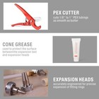 Pex-a Expansion Tool Pex Pipe Cutter Astm F1960 For Plumbing 3 8 1 2 3 4 1  Head