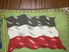 Vintage Germany Flag Cigarette Tobacco Felt 11   x7 5    Flannel Banner German Sign