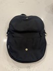 Lululemon Black All Night 5l Crossbody Bag Zip magnetic Closure Gold Hardware