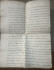 1611  Handwritten Manuscript deed  Parchment  12 Pgs   15 1 2    X 13     English 
