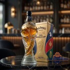 2026 Fifa World Cup Trophy Shaped Whiskey Decanter  Glass Liquor Bottle