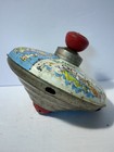 Vintage Chein Tin Spinning Top With Nursery Rhymes Made In Usa Tested Works