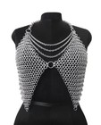 Top Bra Aluminum Butted Ring Chainmail Fancy Medieval Handmade Costume  Festival