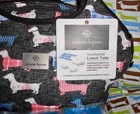 Nanette Lepore Dachshund       Insulated Lunch Tote Bag   Containers   Ice Packs New