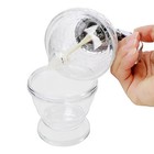 8 Oz Honey Dispenser No Drip Glass With Plastic Top  Maple Syrup Dispenser