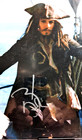 Signed By Johnny Depp Disney s Pirates Jack Sparrow 8x10 Auto Photo Beckett Coa