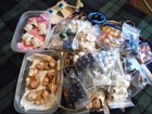 Huge Lot Of Macrame Craft Beads  Rings  Ceramic Supplies