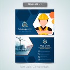 Construction Business Cards Custom Printing  Contractor Cards  1000 Pieces