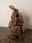 Vintage John Perry Burl Wood Sculpture Base Without Sculpture- Beautiful Piece 