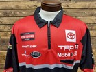 Nascar  11 Corey Heim 2023 Tricon Garage Team Issued Safelite Crew Shirt  Size X