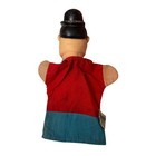 Vintage 1966 Knickerbocker Oliver Hardy Laurel   Hardy Hand Puppet 10  Toy
