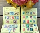 Old Stamps Mystic Stamp Company Sheets No 100   101a International Stamps 1950s