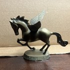 Fantasy Pegasus Winged Horse Figurine Metal Statue Bronze Tone Sculpture