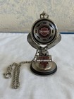 Harley-davidson Franklin Mint Softail Pocket Watch Set Eagle Stand Coa As Is