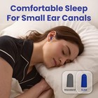 Slim Earplugs For Small Ear Canals   Comfortable Noise Reduction Solution