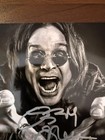 Ozzy Osbourne Signed 8x10 Coa W matching Numbered Sticker