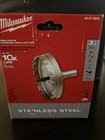 Milwaukee 49-57-8645 3-1 2  One-piece Carbide Hole Cutter Stainless Steel New