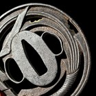 Tabanenoshi           Tsuba  Iron Back  Edo Period