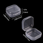 Small Containers With Lids 24 Packs Plastic Box Clear Small Storage