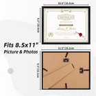 16 Pack 8 5x11 Certificate Picture Frames  Multi 8 5 By 11 Photo Frame 