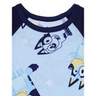 Bluey Heeler Puppy Dog Girl s Blue Short-sleeved Nightgown  Gown