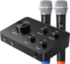 Wireless Karaoke Mixer System With Dual Mics  Ideal For Parties   G2u